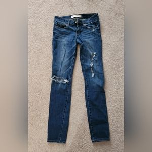 Abercrombie Fitch Womens Distressed Jeans Denim 25 / 0 Length 29